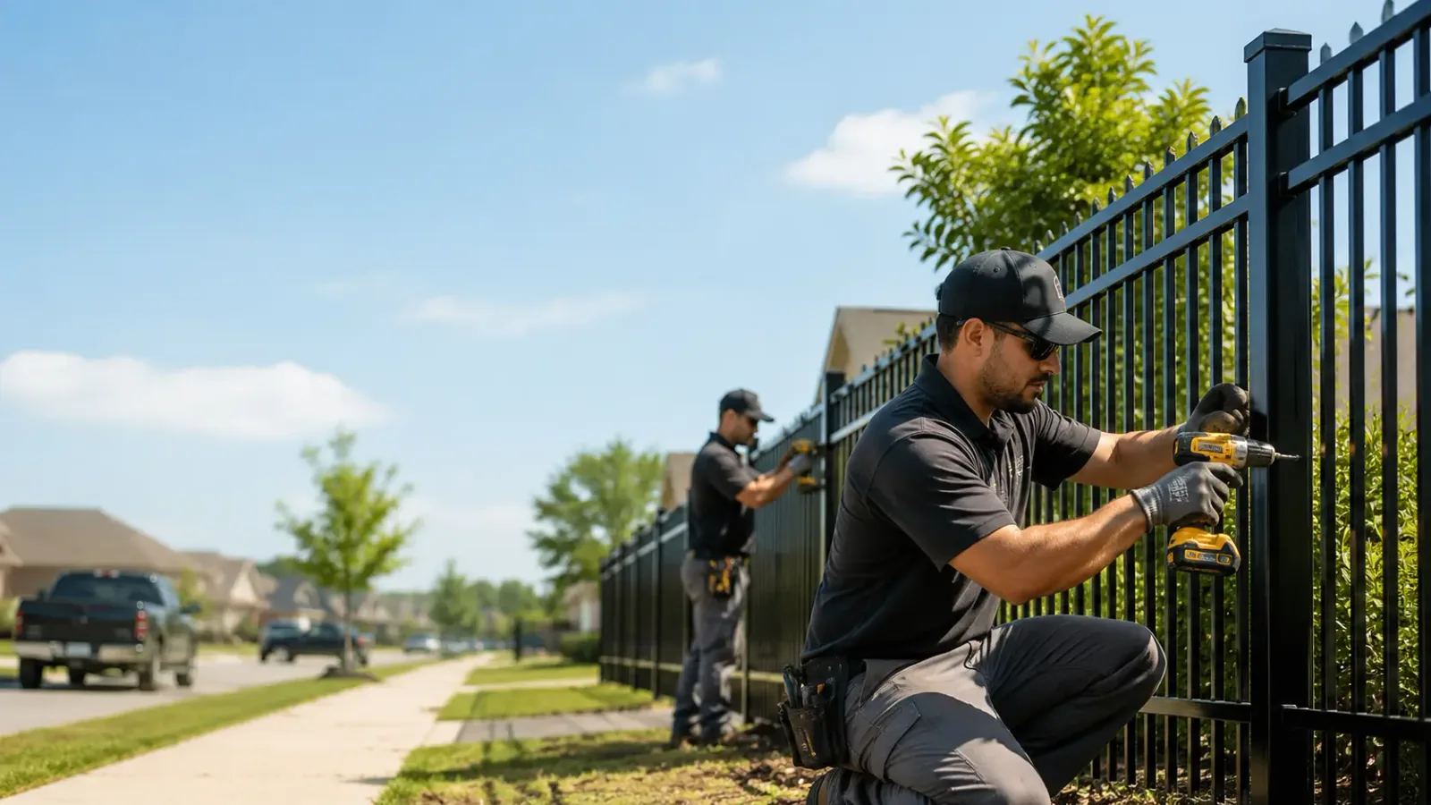 Metal Fence Installation in Columbus, IN